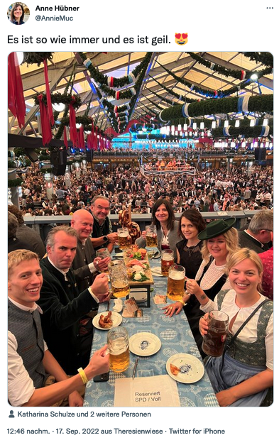Doppelmoral und Heuchelei auf der Wiesn